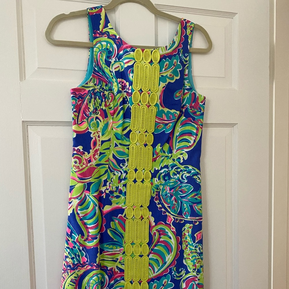 Lilly Pulitzer shift dress.